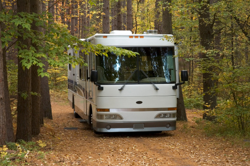 RV in the Woods